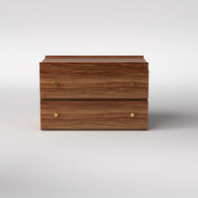 Load image into Gallery viewer, Stava Bedside Table | Solid Walnut/Teak/Oak Wood | 3 Feet Length