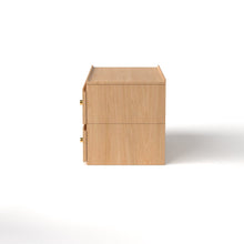 Load image into Gallery viewer, Stava Bedside Table | Solid Walnut/Teak/Oak Wood | 3 Feet Length