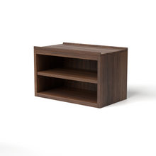 Load image into Gallery viewer, Stava Bedside Table | Solid Walnut/Teak/Oak Wood (Open) | 3 Feet Length