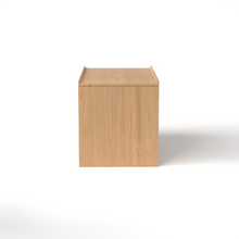 Load image into Gallery viewer, Stava Bedside Table | Solid Walnut/Teak/Oak Wood (Open) | 3 Feet Length