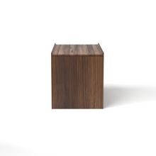 Load image into Gallery viewer, Stava Bedside Table | Solid Walnut/Teak/Oak Wood (Open) | 3 Feet Length