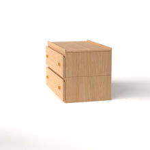 Load image into Gallery viewer, Stava Bedside Table | Solid Walnut/Teak/Oak Wood | 3 Feet Length