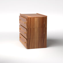 Load image into Gallery viewer, Stava Modular Drawer System | Solid Walnut/Teak/Oak Wood (3x1) | 3 Feet Length