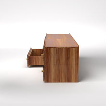 Load image into Gallery viewer, Stava Modular Drawer System | Solid Walnut/Teak/Oak Wood (2x2) | 5.5 Feet Length