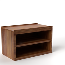 Load image into Gallery viewer, Stava Bedside Table | Solid Walnut/Teak/Oak Wood (Open) | 3 Feet Length