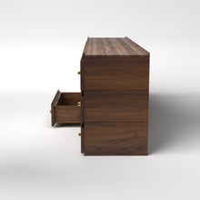 Load image into Gallery viewer, Stava Modular Drawer System | Solid Walnut/Teak/Oak Wood (3x3) | 8 Feet Length
