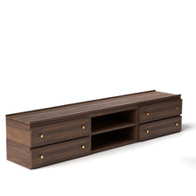 Load image into Gallery viewer, Stava Modular Credenza System | Solid Walnut/Teak/Oak Wood (2x3) | 8 Feet Length