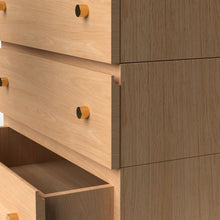 Load image into Gallery viewer, Stava Modular Drawer System | Solid Walnut/Teak/Oak Wood (3x1) | 3 Feet Length