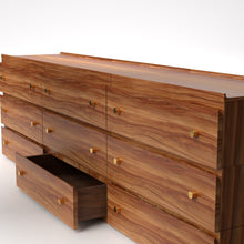 Load image into Gallery viewer, Stava Modular Drawer System | Solid Walnut/Teak/Oak Wood (3x3) | 8 Feet Length