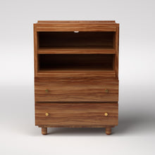 Load image into Gallery viewer, Stava Modular Credenza System | Solid Walnut/Teak/Oak Wood (4x1) | 3 Feet Length