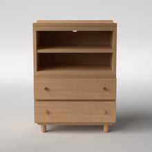 Load image into Gallery viewer, Stava Modular Credenza System | Solid Walnut/Teak/Oak Wood (4x1) | 3 Feet Length