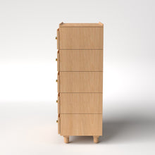 Load image into Gallery viewer, Stava Modular Drawer System | Solid Walnut/Teak/Oak Wood (5x1) | 3 Feet Length