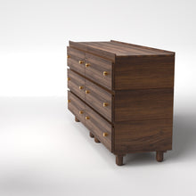 Load image into Gallery viewer, Stava Modular Drawer System | Solid Walnut/Teak/Oak Wood (3x2) | 5.5 Feet Length