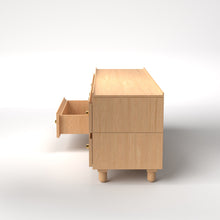 Load image into Gallery viewer, Stava Modular Drawer System | Solid Walnut/Teak/Oak Wood (2x2) | 5.5 Feet Length