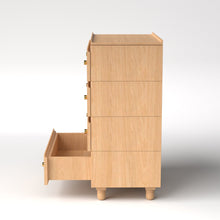 Load image into Gallery viewer, Stava Modular Drawer System | Solid Walnut/Teak/Oak Wood (4x1) | 3 Feet Length