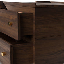 Load image into Gallery viewer, Stava Bedside Table | Solid Walnut/Teak/Oak Wood | 3 Feet Length