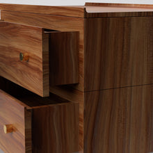 Load image into Gallery viewer, Stava Bedside Table | Solid Walnut/Teak/Oak Wood | 3 Feet Length
