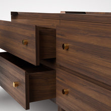 Load image into Gallery viewer, Stava Modular Drawer System | Solid Walnut/Teak/Oak Wood (2x2) | 5.5 Feet Length