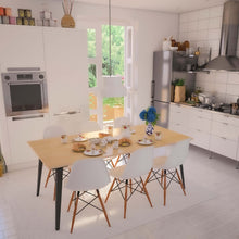 Load image into Gallery viewer, Serenity Dining Table XL (6x3 feet) - White Oak Veneer