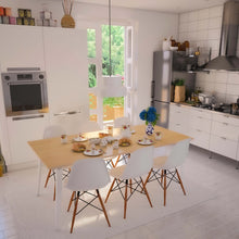 Load image into Gallery viewer, Serenity Dining Table XL (6x3 feet) - White Oak Veneer