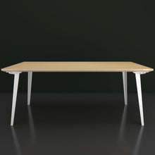 Load image into Gallery viewer, Serenity Dining Table XL (6x3 feet) - White Oak Veneer