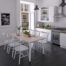 Load image into Gallery viewer, Serenity Dining Table XL (6x3 feet) - White Oak Veneer