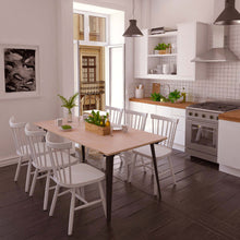 Load image into Gallery viewer, Serenity Dining Table XL (6x3 feet) - White Oak Veneer