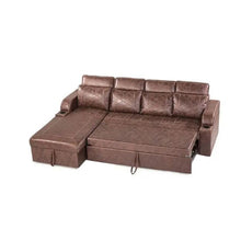 Load image into Gallery viewer, Modern Style Sofa Cum Bed With Lounger