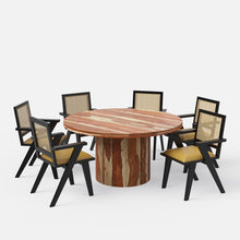 Load image into Gallery viewer, Luis-Flora Dining Table Set - 2, 4 & 6 Seater/ All sizes