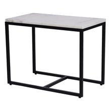 Load image into Gallery viewer, Arina Marble Nesting Coffee Table in Black Finish