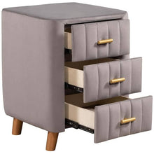 Load image into Gallery viewer, Blissful Boudoir Bed Side Table 3 Drawer