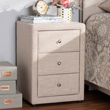 Load image into Gallery viewer, Harmony Haven Bed Side Table 3 Drawer