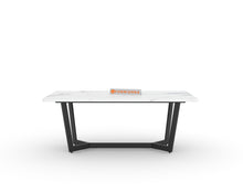 Load image into Gallery viewer, Aanvo Marble Top Coffee Table In Black Finish