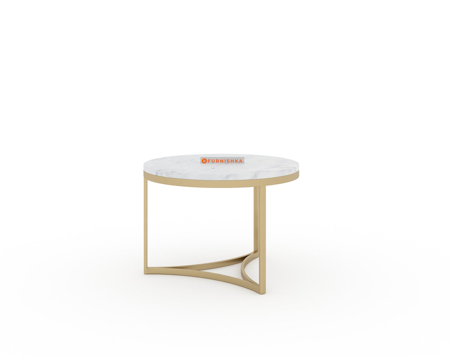 Evara Nesting Coffee Table Set of 2 In Gold Finish