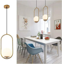 Load image into Gallery viewer, Chandelier Golden Hanging Lamp