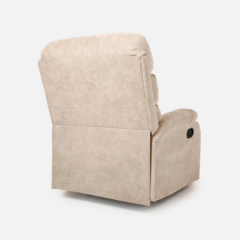 Abiza 1 Seater Cream Rotation Manual Recliner