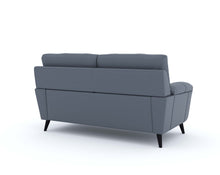 Load image into Gallery viewer, Suntory Leather 2 Seater Sofa - Ocean Blue Finish