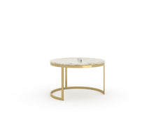 Load image into Gallery viewer, Arcus Nesting Coffee Table with Australian Onyx Top