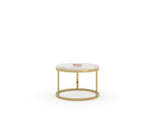 Load image into Gallery viewer, Arcus Nesting Coffee Table with Australian Onyx Top