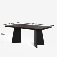 Load image into Gallery viewer, Alejandro-Manor Textured Walnut Dining Table Set - 6 & 8 Seater/ All sizes