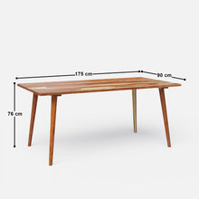 Load image into Gallery viewer, Helena Plain Top Dining Table - 6-8 seater/175 cm