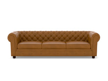 Load image into Gallery viewer, Chesterfield 4 Seater Artificial Leather Sofa