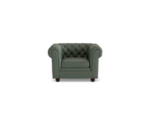 Load image into Gallery viewer, Chesterfield 1 Seater Leather Sofa