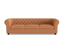 Load image into Gallery viewer, Chesterfield 4 Seater Leather Sofa