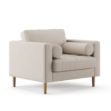 Load image into Gallery viewer, Palo Sofa T | Chair (3.5 feet length) | Tufted