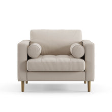 Load image into Gallery viewer, Palo Sofa T | Chair (3.5 feet length) | Tufted