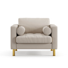 Load image into Gallery viewer, Palo Sofa T | Chair (3.5 feet length) | Tufted
