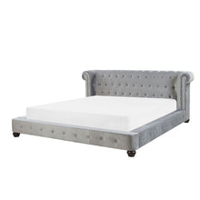 Load image into Gallery viewer, Bran Upholstered Bed Without Storage In Suede
