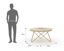 Load image into Gallery viewer, Clos Coffee Table with Australian Onyx Top