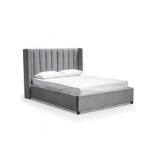 Load image into Gallery viewer, Kingdom Upholstered Bed Without Storage In Suede